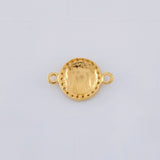 Herraje Circulo Corona 1.45 g / 1/2 in Oro Amarillo 18K