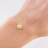 Herraje Virgen Milagrosa 0.8 g / 1/2 in Oro Amarillo 18K