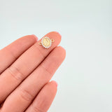 Herraje Virgen Milagrosa 0.8 g / 1/2 in Oro Amarillo 18K