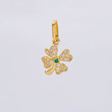Dije Trebol 0.85 g / 3/4 in Oro Amarillo 18K