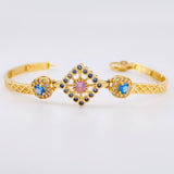 Imperial Sparkle Bracelet 13.2 g / 7 1/2 in / 3.9 mm 18K Yellow Gold