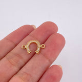 Herraje Herradura 0.85 g / 1 1/4 in Oro Amarillo 18K