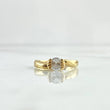 Solitaire Ring Dragon 2.45gr / Size 5 / White Zircon 18K Yellow Gold