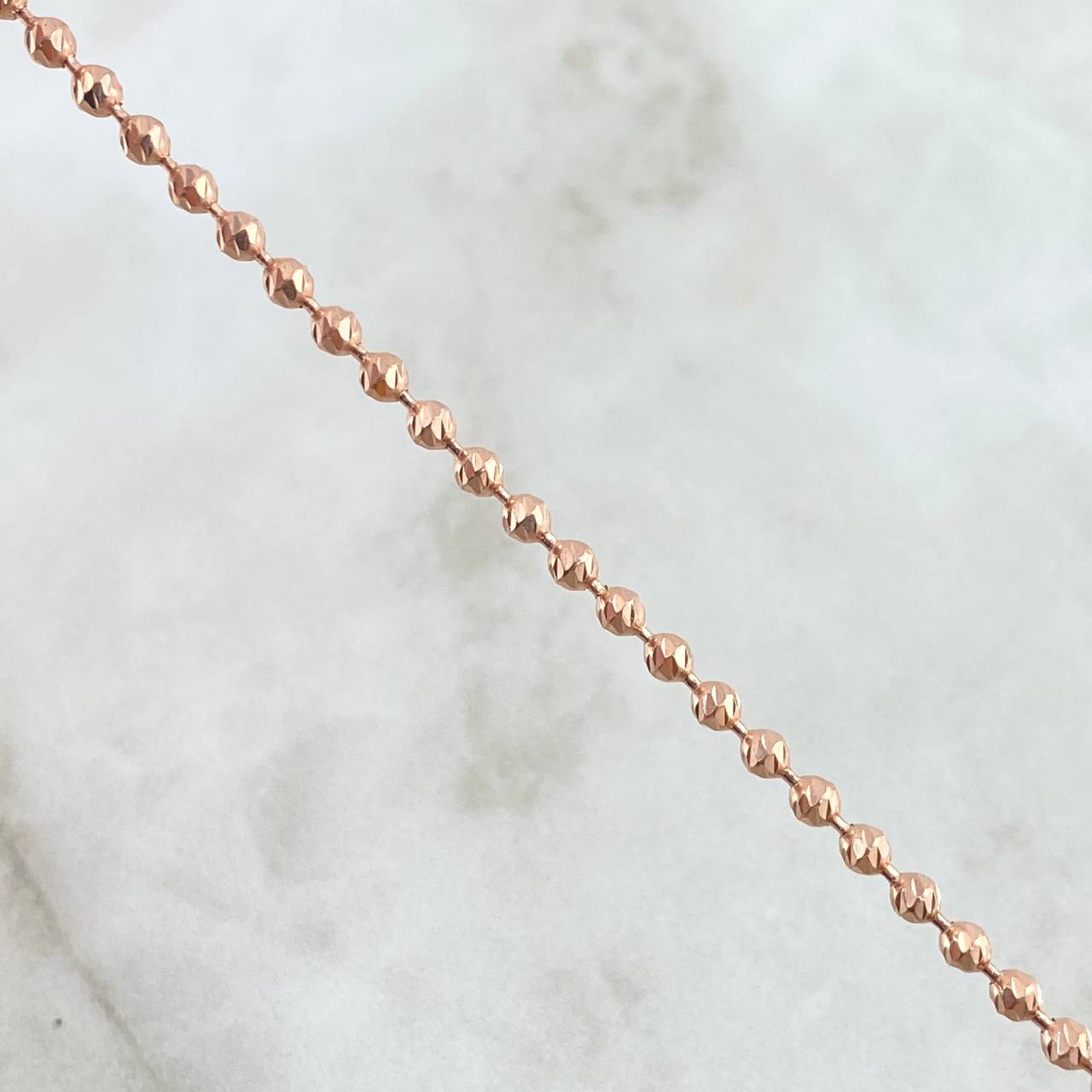 Bracelet Pulse 6gr / 20.5cm / 2.9mm Diamond Cut 18K Rose Gold *