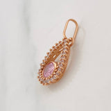 Dije Halo Gota 0.85g / 3/4 in Oro Rosa 18K