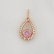 Dije Halo Gota 0.85g / 3/4 in Oro Rosa 18K