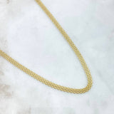 Cadena China 4.6gr / 45cm / 3.8mm Oro Amarillo +0 18K