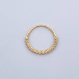 Churumbela Ring 1.35gr / Size 6 1/4 / 18K Yellow Gold &