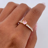 Anillo Solitario Churumbela 1.9gr / T7 1/2 / Oro Amarillo 18K &