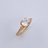 Solitaire Churumbela Ring 4.05gr / Size 5 3/4 / 18K Yellow Gold &