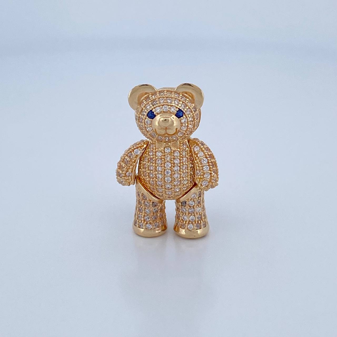 Pendant Articulated Bear Bow Tie 7.85gr / 2.7cm / 18K Yellow Gold &