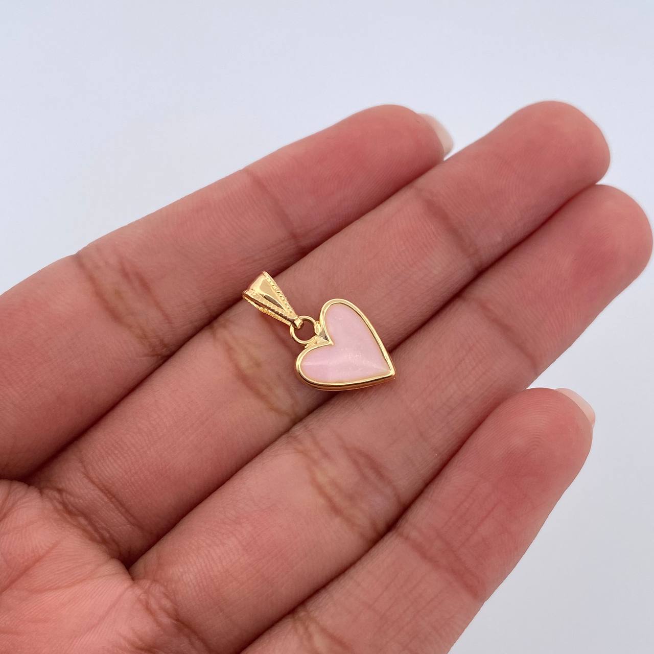 Pendant Heart 0.6gr / 1.7cm / 18K Yellow Gold &