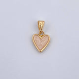 Dije Corazon 0.6gr / 1.7cm / Oro Amarillo 18K &