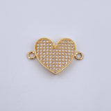 Charm Heart 2.2gr / 2.1cm / 18K Yellow Gold &