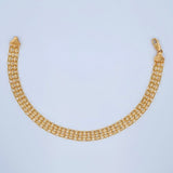 Bismark Bracelet 4.55gr / 7.1in / 18K Gold +1 18K &