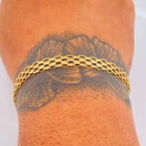 Bismark Bracelet 4.55gr / 7.1in / 18K Gold +1 18K &