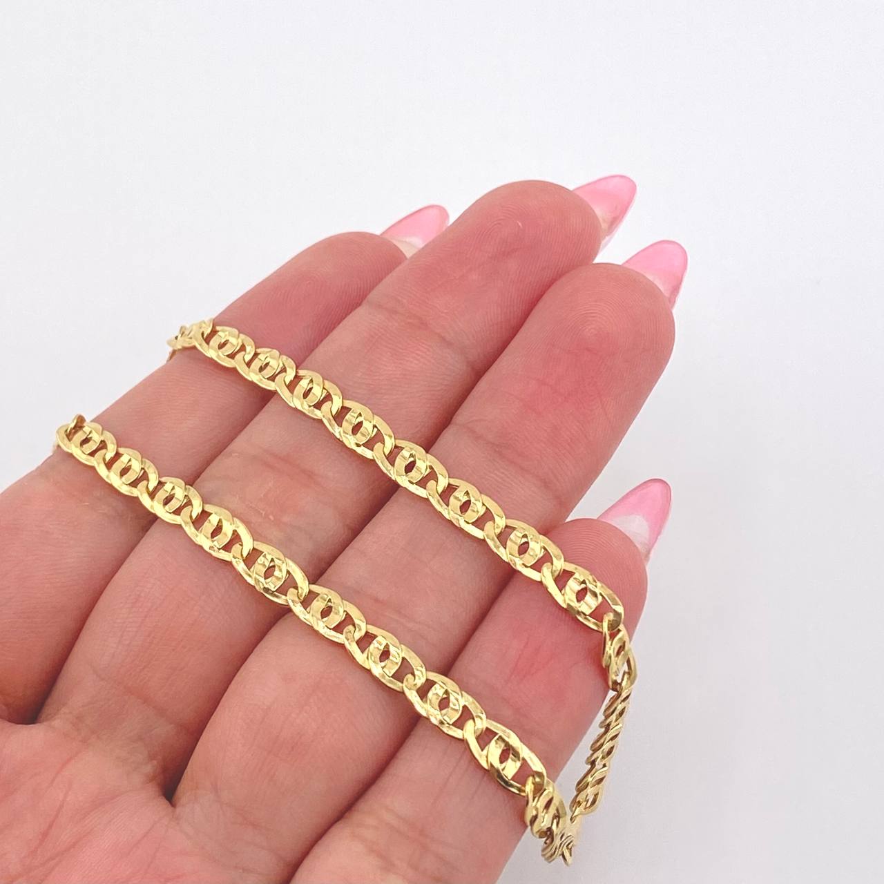 Cadena Lumachina 9gr / 23 1/2 in / 4.2mm Oro Amarillo +3 18K