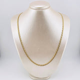 Cadena Lumachina 9gr / 23 1/2 in / 4.2mm Oro Amarillo +3 18K
