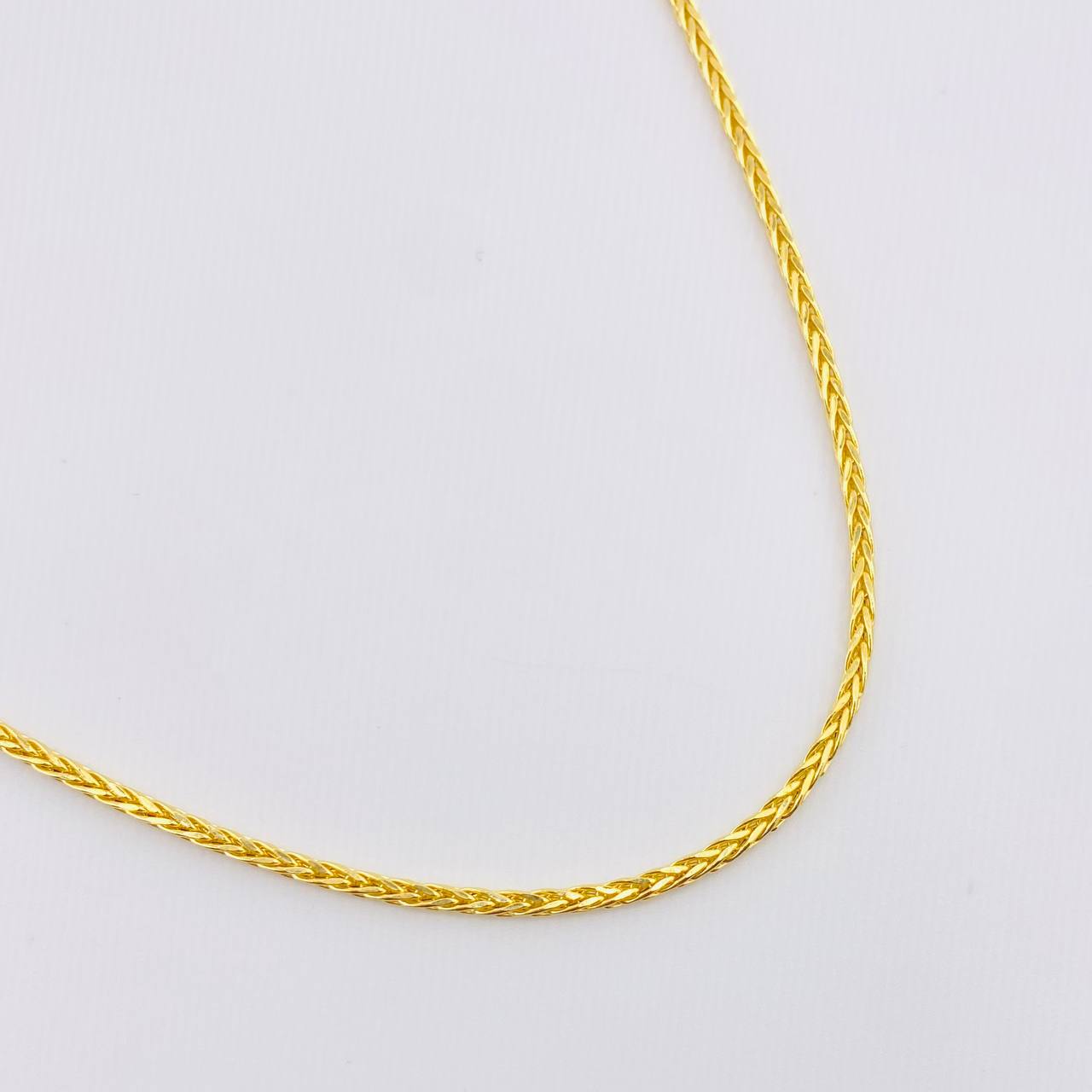 Cadena Franco 4.35gr / 23 1/2 in / 1.4mm Oro Amarillo +3 18K ©