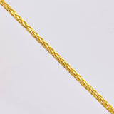 Cadena Franco 4.4gr / 23 1/2 in / 1.4mm Oro Amarillo +3 18K