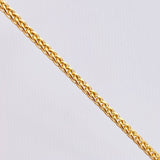 Cadena Franco 4.85gr / 23 1/2 in / 1mm Oro Amarillo +3 18K *