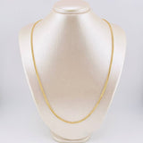 Cadena Franco 5.4gr / 23 1/2 in / 2.1mm Oro Amarillo +3 18K
