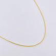 Cadena Franco 4.3gr / 19 3/4 in / 1mm Oro Amarillo +3 18K
