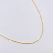 Cadena Franco 3.85gr / 17 3/4 in / 1mm Oro Amarillo +3 18K *