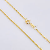 Cadena Franco 3.85gr / 17 3/4 in / 1mm Oro Amarillo +3 18K *