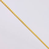 Cadena Franco 4.25gr / 23 1/2 in / 1mm Oro Amarillo +3 18K *