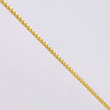 Cadena Franco 3.85gr / 17 3/4 in / 1mm Oro Amarillo +3 18K *