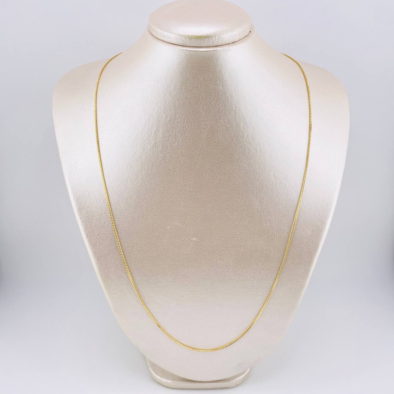 Cadena Franco 4.3gr / 23 1/2 in / 1mm Oro Amarillo +3 18K