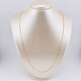 Cadena Franco 4.25gr / 23 1/2 in / 1mm Oro Amarillo +3 18K *