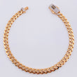 Cuban Links Bracelet Monaco 6.4gr / 7 in / 4.9mm Rose Gold +4 18K ©