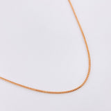 Cadena Franco 4.4gr / 19 3/4 in / 1.2mm Oro Rosa +3 18K *