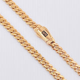 Cadena Cubana Monaco 19.05gr / 23 1/2 in / 4.9mm Oro Rosa +4 18K ©