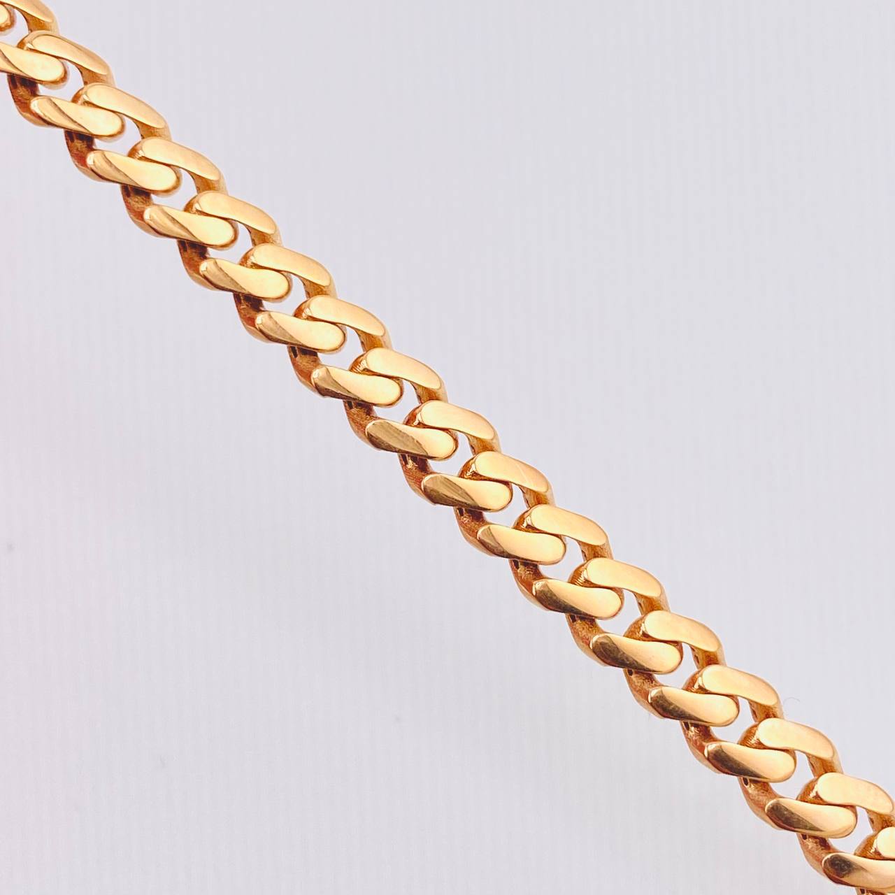 Cadena Cubana Monaco 19.45gr / 23 1/2 in / 4.9mm Oro Rosa +4 18K *