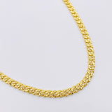 Cadena Cubana Monaco 20.5gr / 23 1/2 in / 4.9mm Oro Amarillo +4 18K ©