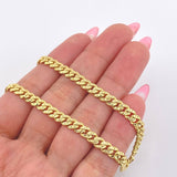 Cadena Cubana Monaco 20.5gr / 23 1/2 in / 5mm Oro Amarillo +4 18K *
