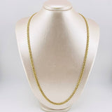 Cadena Cubana Monaco 20.5gr / 23 1/2 in / 5mm Oro Amarillo +4 18K *