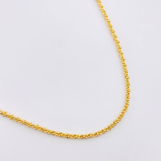 Cadena Morse Trenzada 10.25gr / 20 3/4 in / 2.3mm Oro Amarillo +3 18K ©