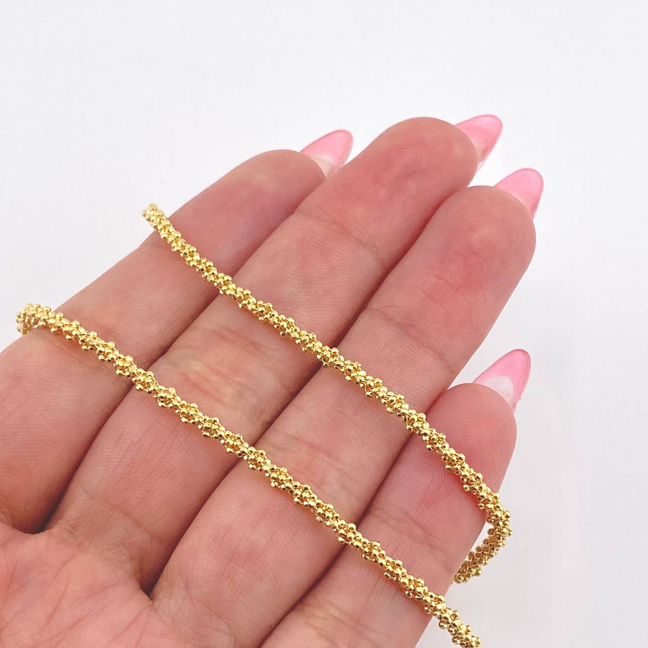 Cadena Morse Trenzada 10.25gr / 20 3/4 in / 2.3mm Oro Amarillo +3 18K ©