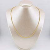 Cadena Morse Trenzada 10.25gr / 20 3/4 in / 2.3mm Oro Amarillo +3 18K ©