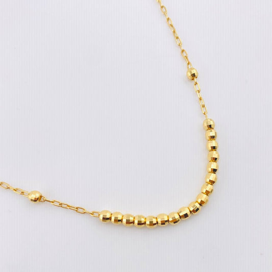Cadena Cajón Bolas 3.9gr / 15 3/4 in / 3mm Oro Amarillo +3 18K ©