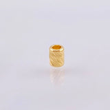 Herraje Cilindro 0.05gr / 4mm Oro Amarillo 18K ©