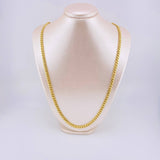 Cadena Cubana Monaco 29.25gr / 27 1/2 in / 6.3mm Oro Amarillo +4 18K *