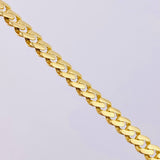 Cadena Cubana Monaco 19.2gr / 23 1/2 in / 5mm Oro Amarillo +4 18K ©