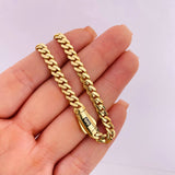 Cadena Cubana Monaco 16.3gr / 19 3/4 in / 5mm Oro Amarillo +4 18K *
