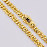 Cadena Cubana Monaco 16.35gr / 19 3/4 in / 4.9mm Oro Amarillo +4 18K *