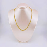 Cadena Cubana Monaco 15.35gr / 17 3/4 in / 5mm Oro Amarillo +4 18K *
